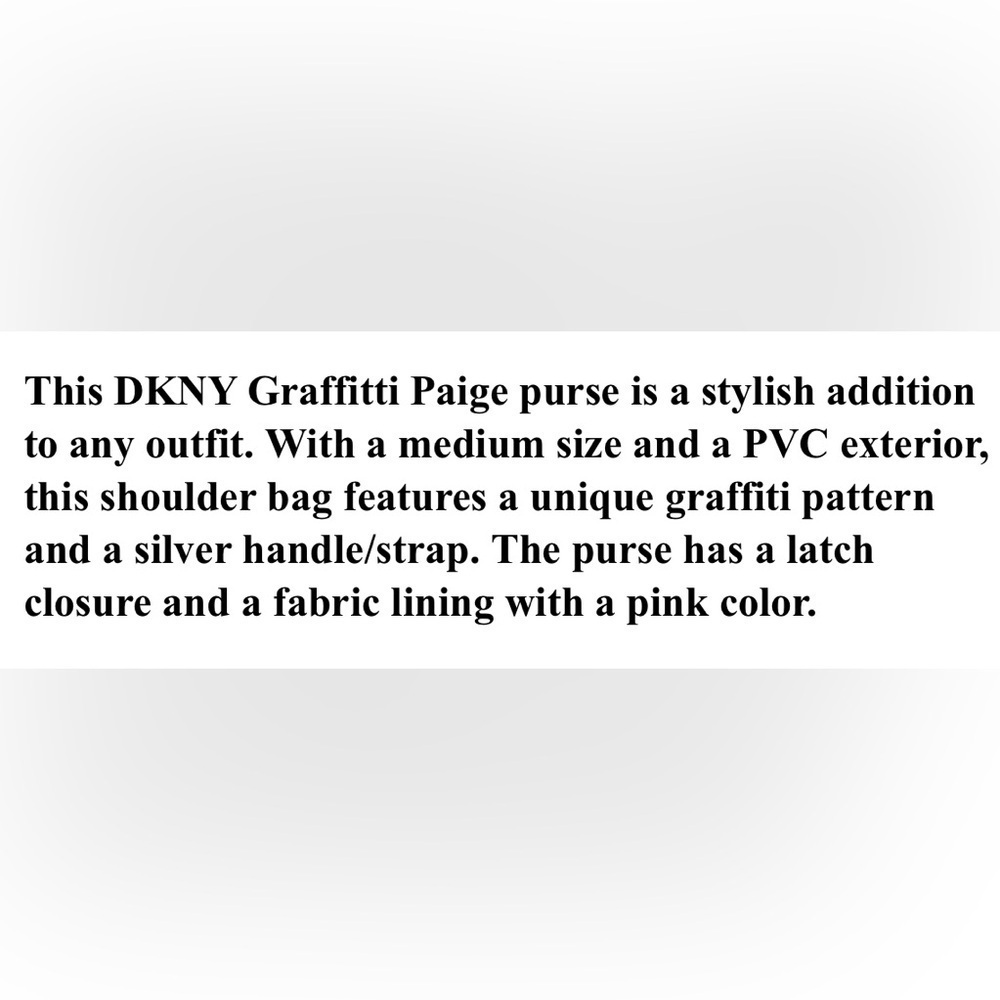 DKNY Paige Quilted Graffiti Crossbody Purse - Picture 16 of 16